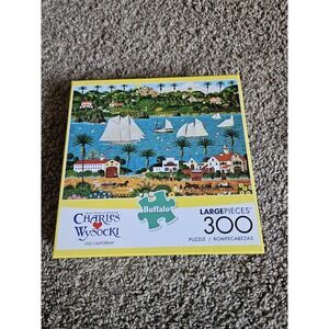 Buffalo Charles Wysocki Old California 300 Large Piece Puzzle Americana